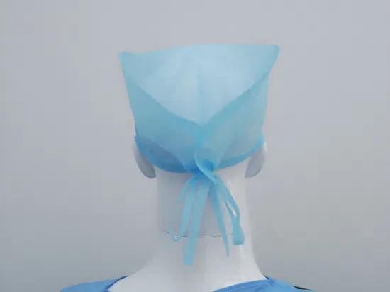 새로운 일회용 PP 비 짠 스트립 클립 캡 불룩한 머리 커버 머리 그물 모자 라운드 마피아 모자