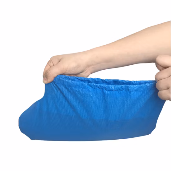 미끄럼 방지 기능이 있는 일회용 플라스틱 CPE 신발 커버
